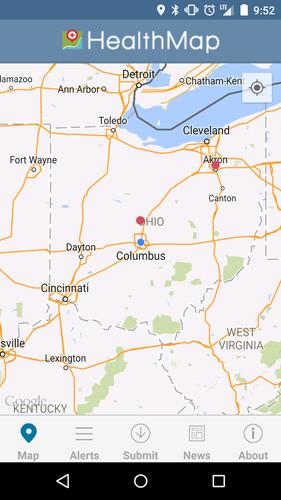 HealthMap: Outbreaks Near Me