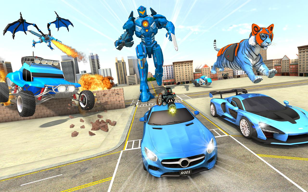 Car Robot Transformer Games 3D