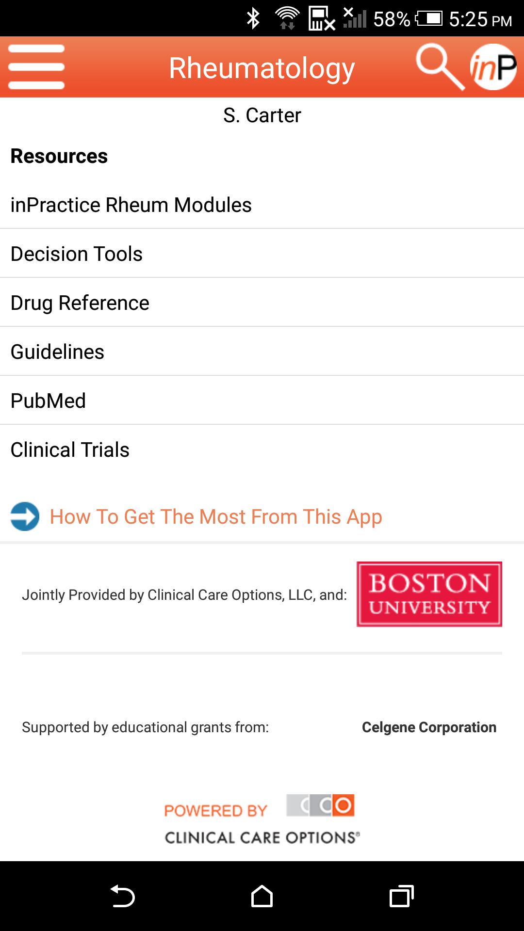 inPractice Rheumatology
