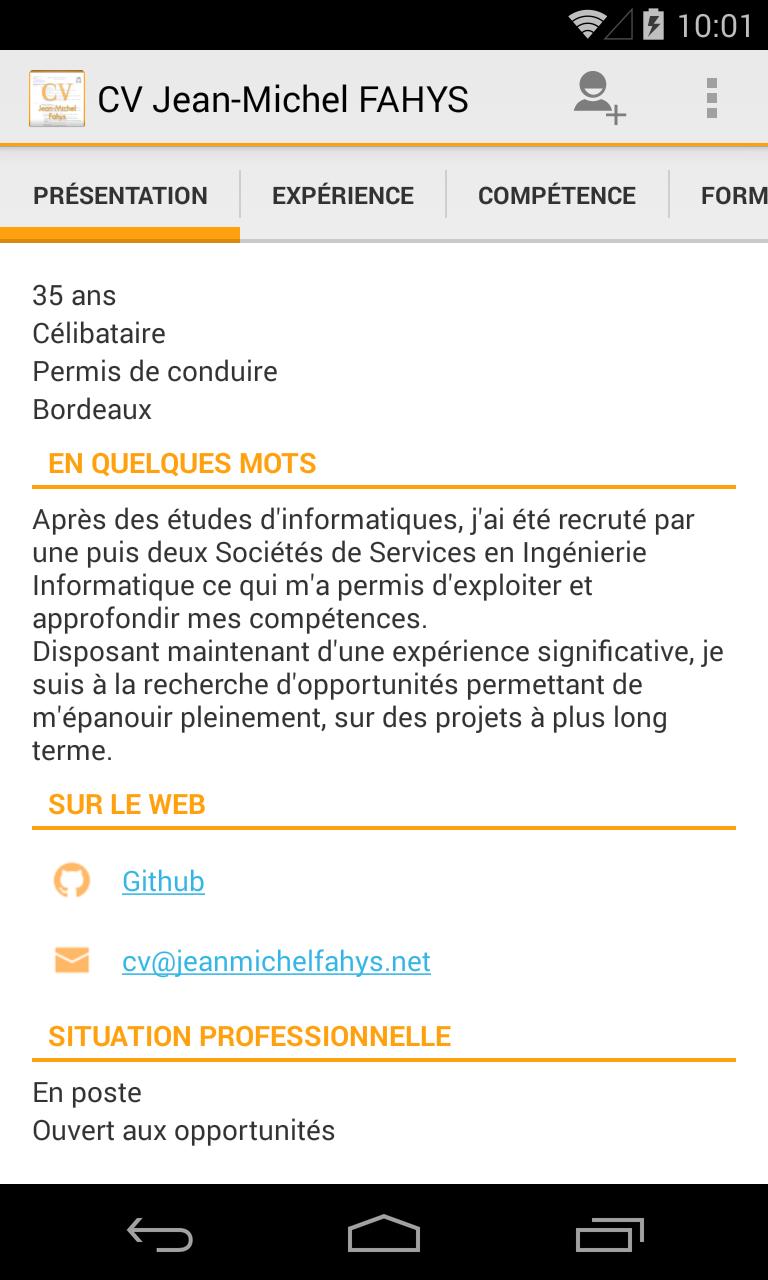 CV Jean-Michel FAHYS