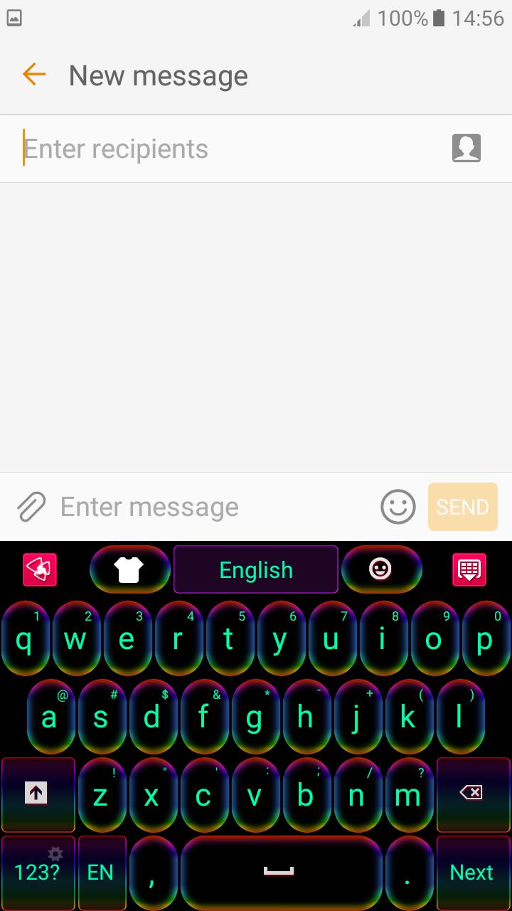 Neon Colors Keyboard