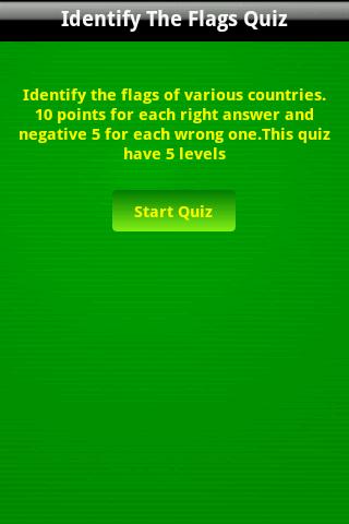 Identify the World Flags Game