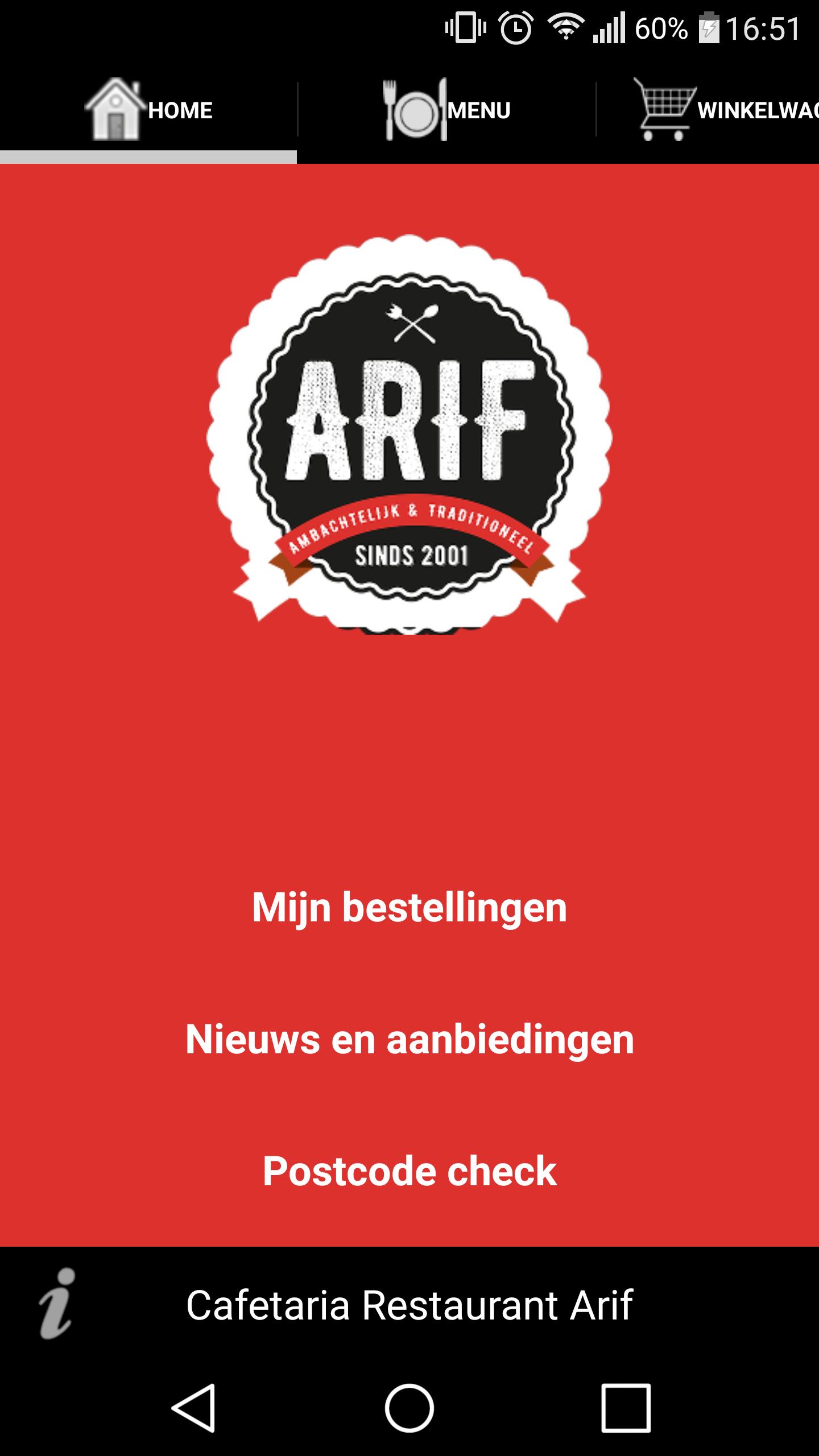 Cafetaria Restaurant Arif Eindhoven