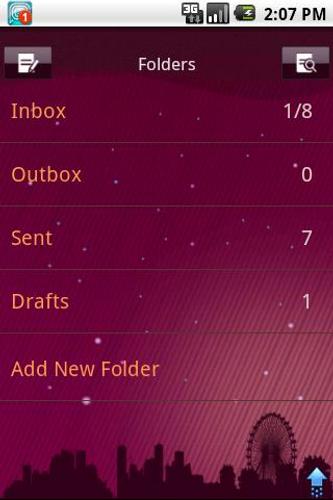 Easy SMS PurpleNight theme