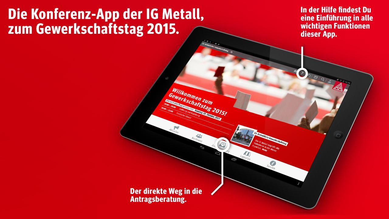 IG Metall Konferenz-App