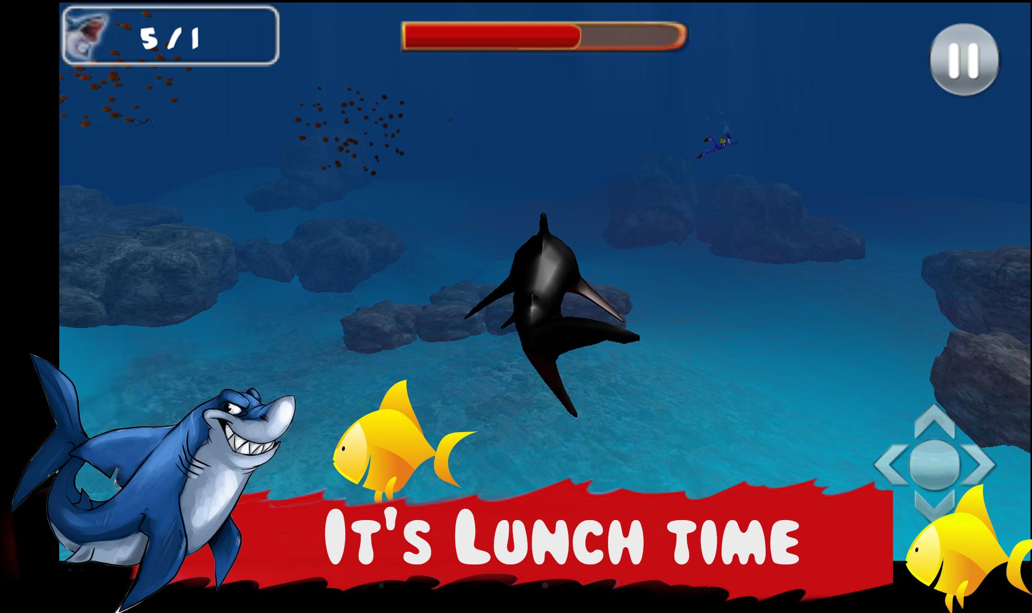 Wild Shark Angry Attack