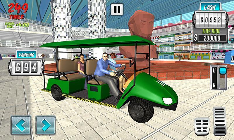 Shopping Mall Taxi Car Games
