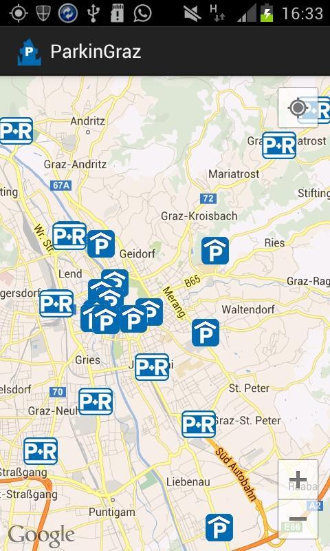 Parking and Park&Ride in Graz