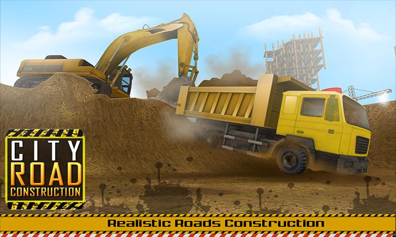 Modern City Roads Construction