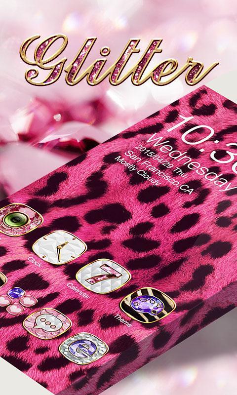 Glitter GO Launcher Theme