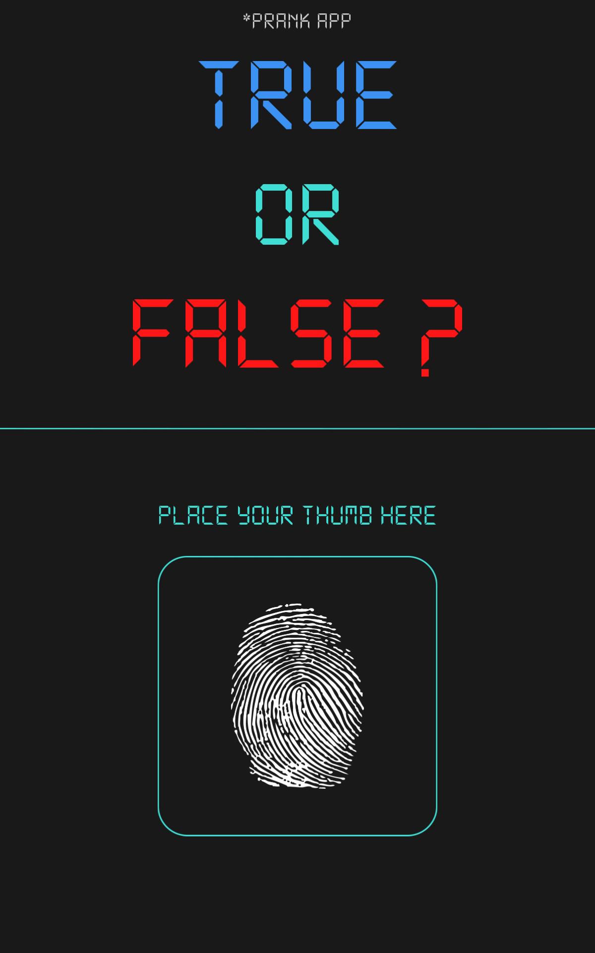 Lie Detector Scan - Prank