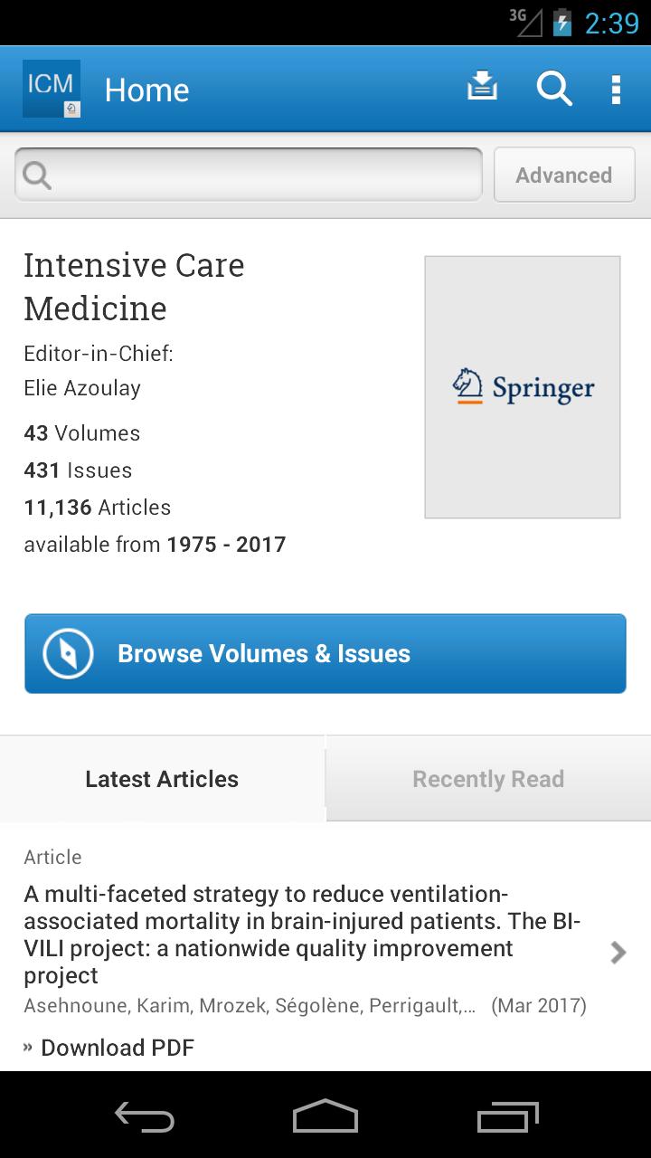 Intensive Care Medicine