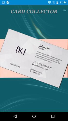 Visiting Card Collection