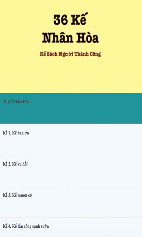 36 ke nhan hoa
