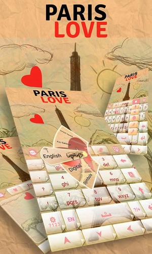 Paris Love GO Keyboard