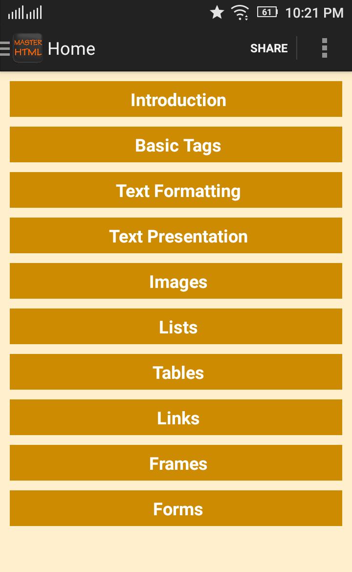 Master HTML