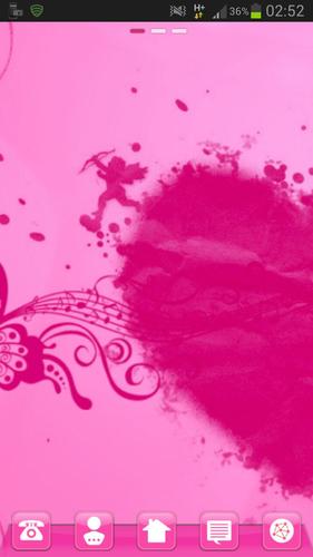 Launcher Theme Pink Heart