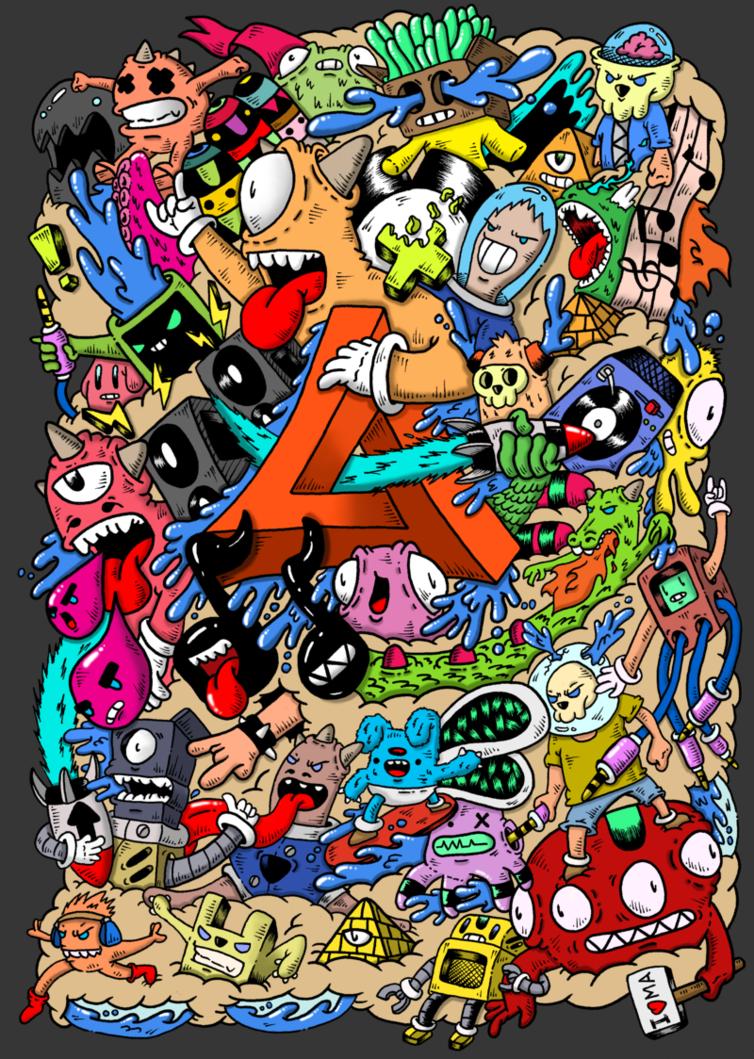 Doodle Wallpaper HD