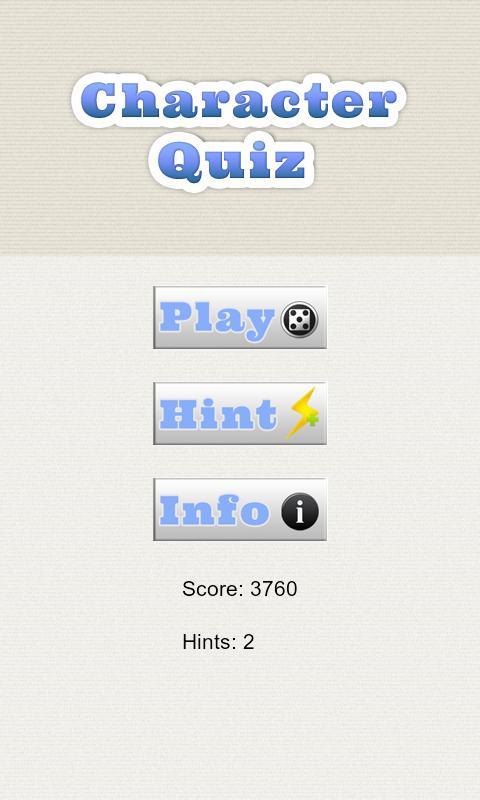 Character Quiz