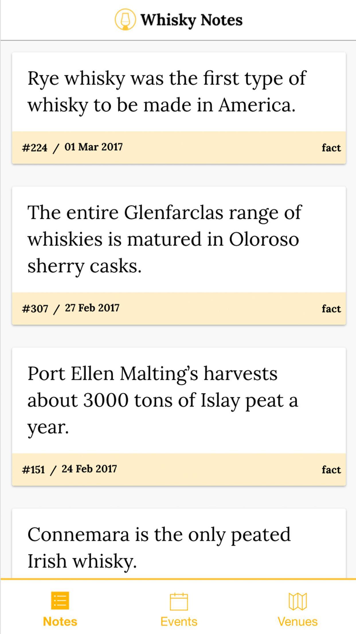 Whisky Notes