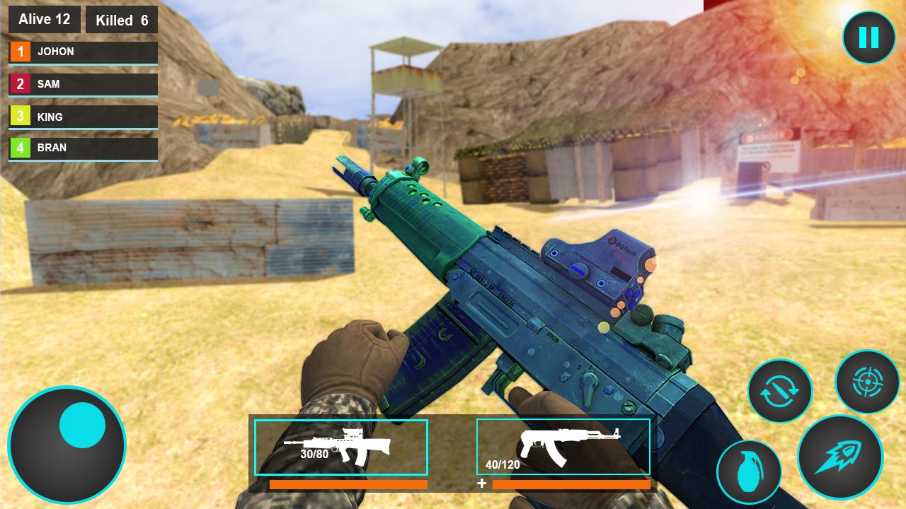 Modern FPS Gun Shooting: Count
