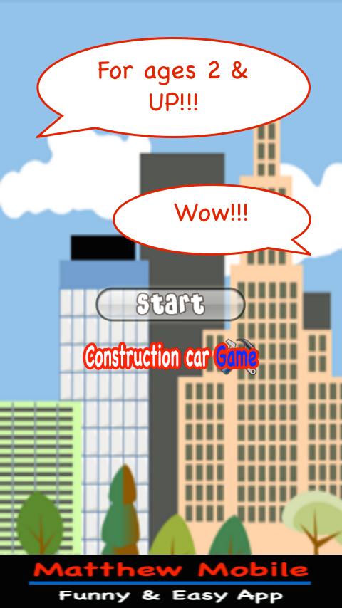 Construction car match game