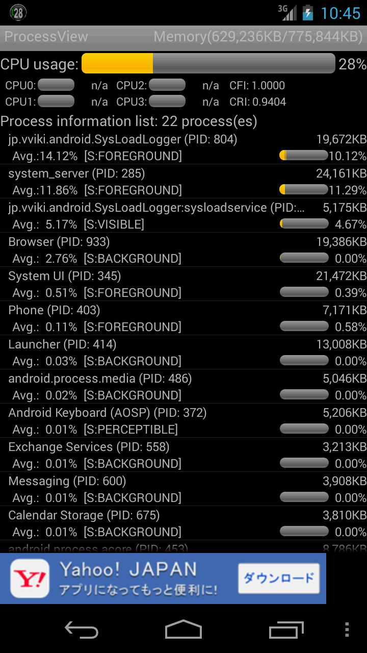 CPU Usage Viewer