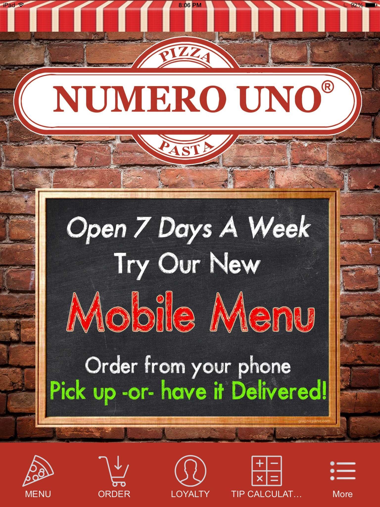 Numero Uno Pizza