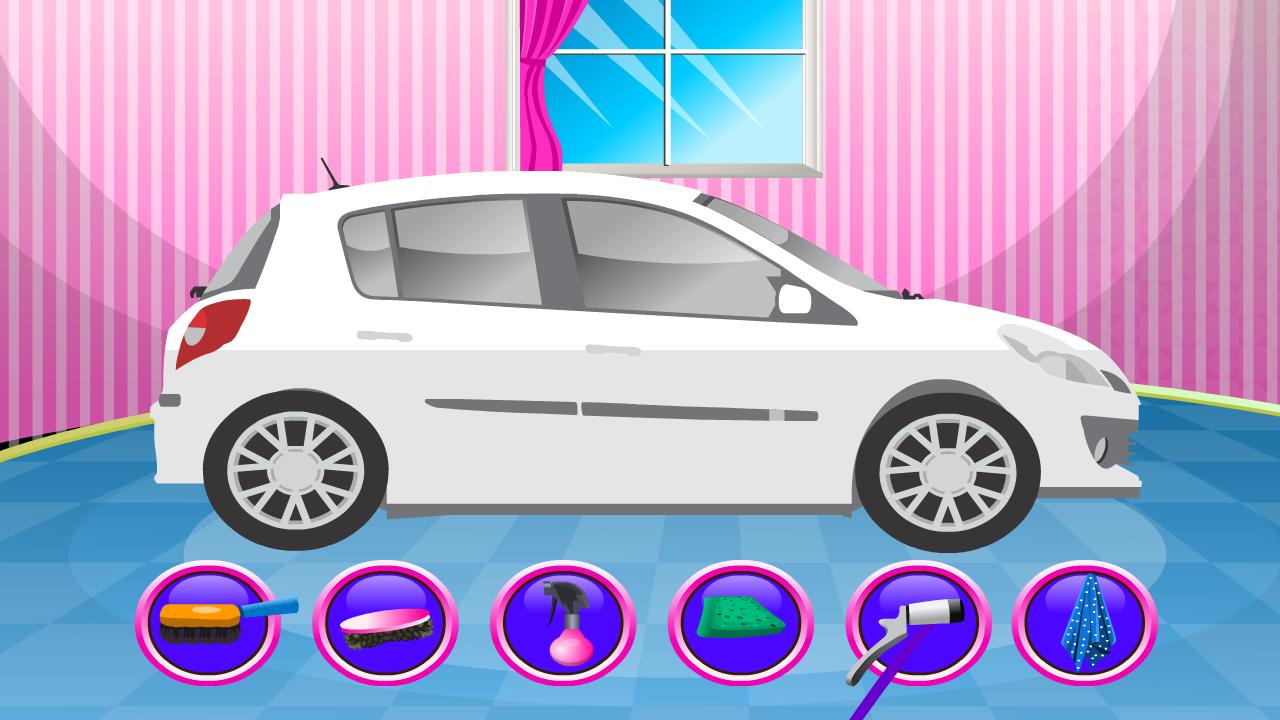 White car wash