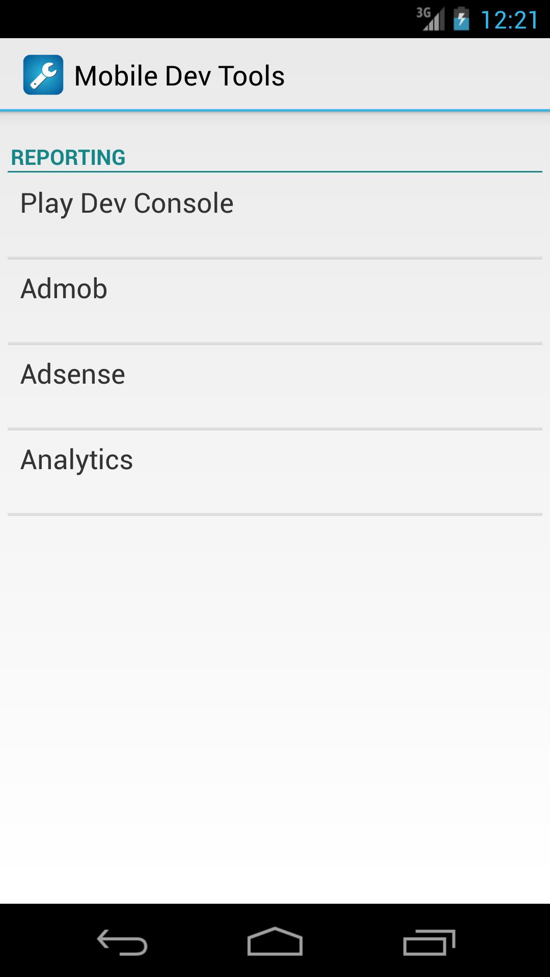 Mobile Dev Tools