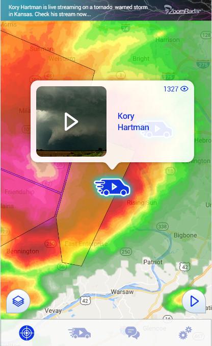 Zoom Radar Storm Chasers