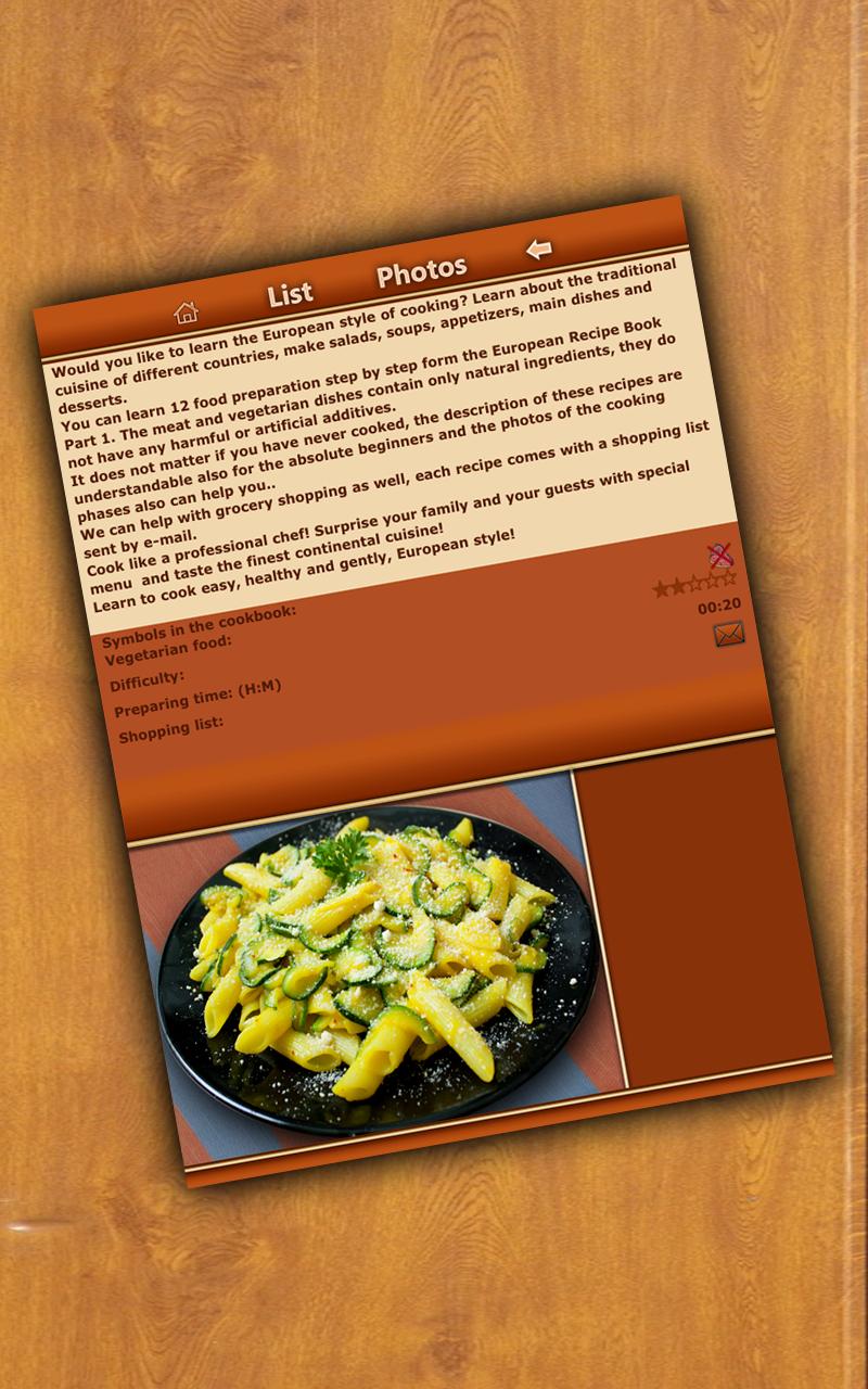 European Cookbook