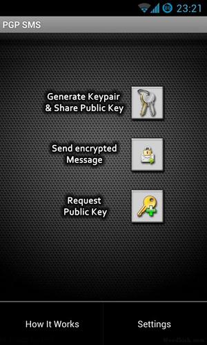 PGP SMS lite