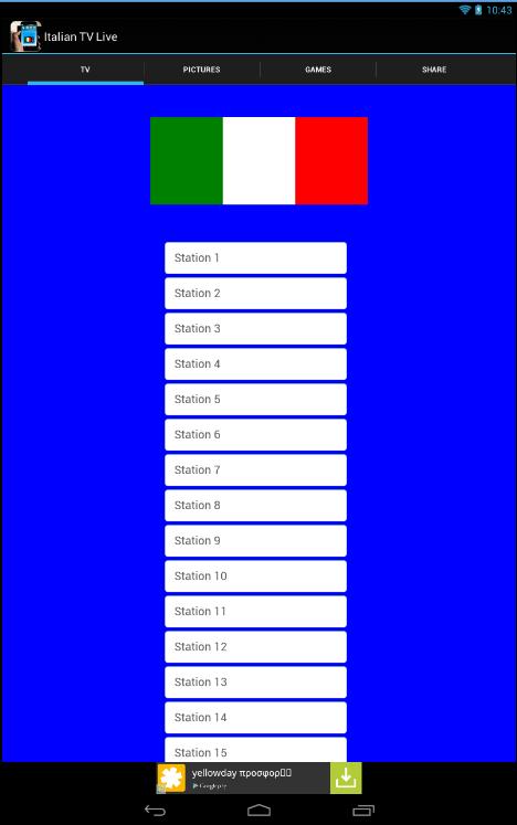 Italian TV Live