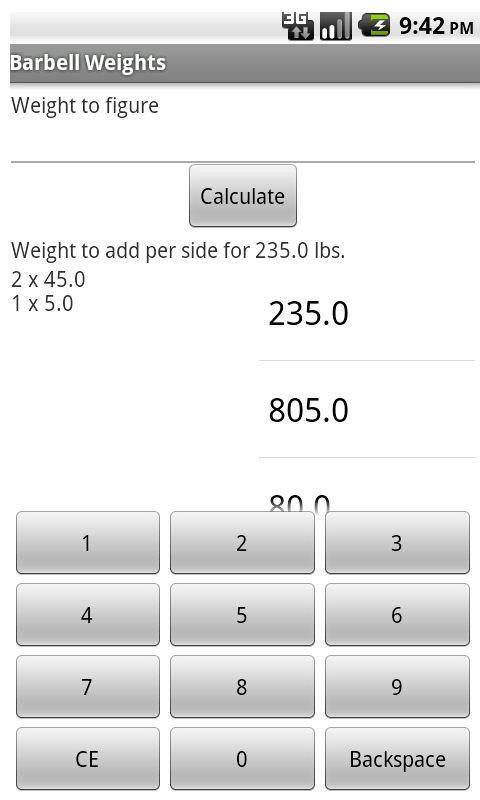 Barbell Weights
