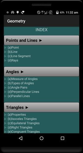Geometry Formulas
