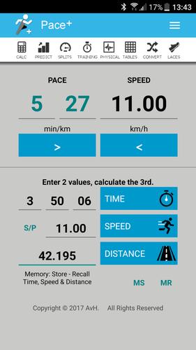 Pace Calculator [Pace+]