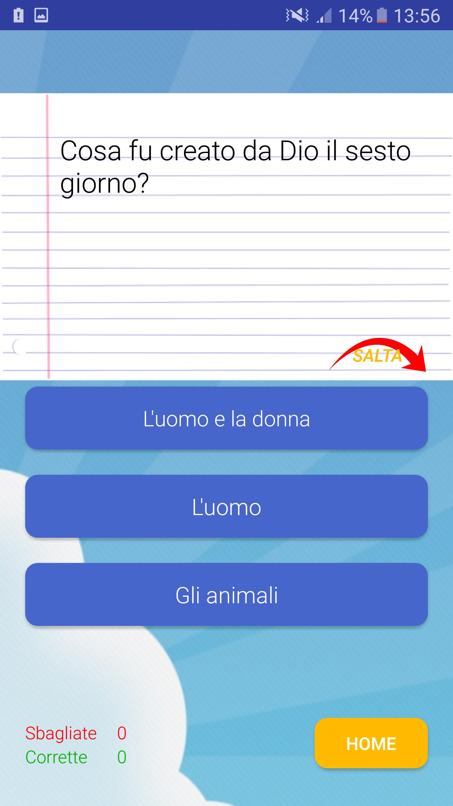 Domande Bibbia