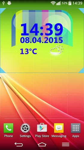 Digit Clock Widget
