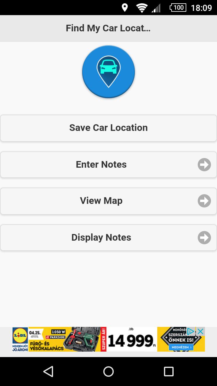 Find My Car Locator