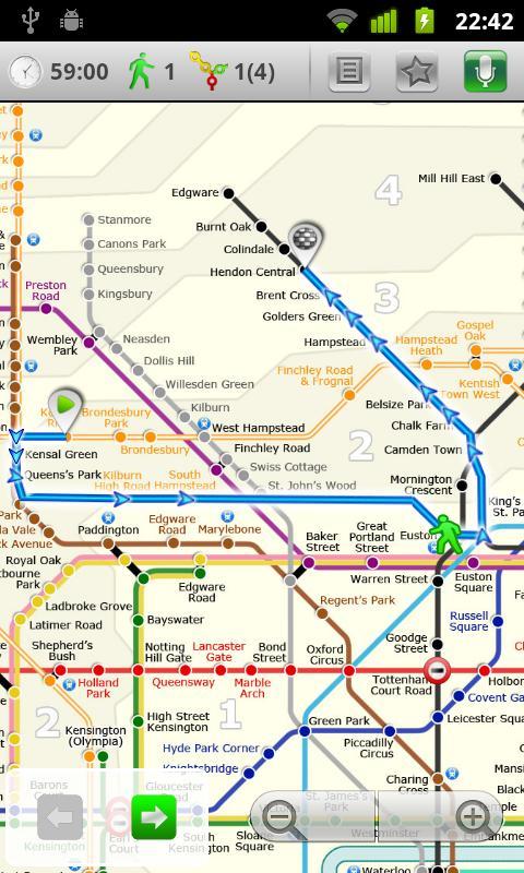 London tube (Metro 24)