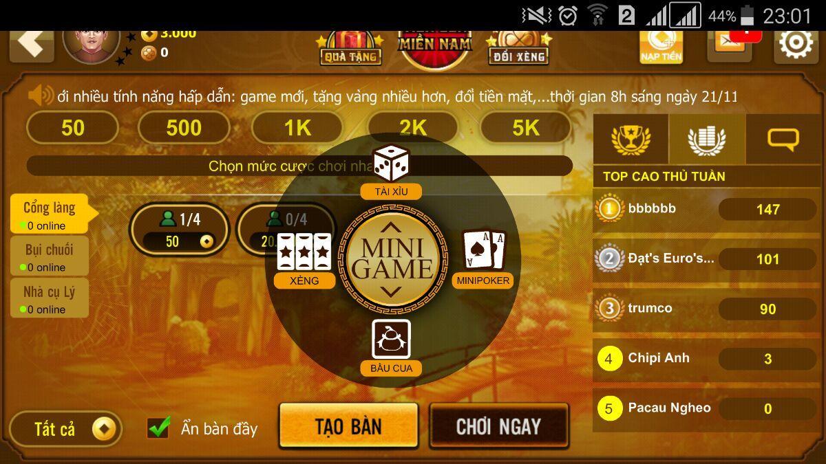 Game danh bai doi thuong - LVC