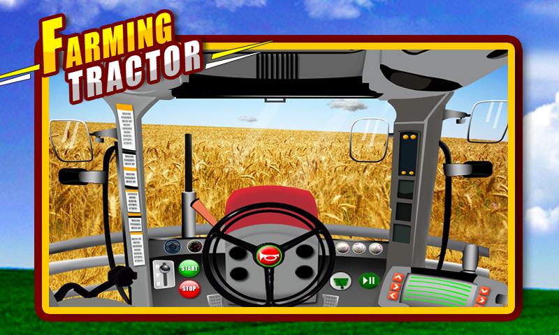 Farming Tractor - Kids 2D Game