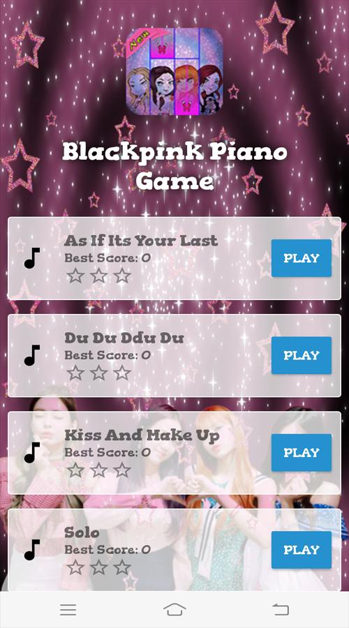Blackpink Piano Game