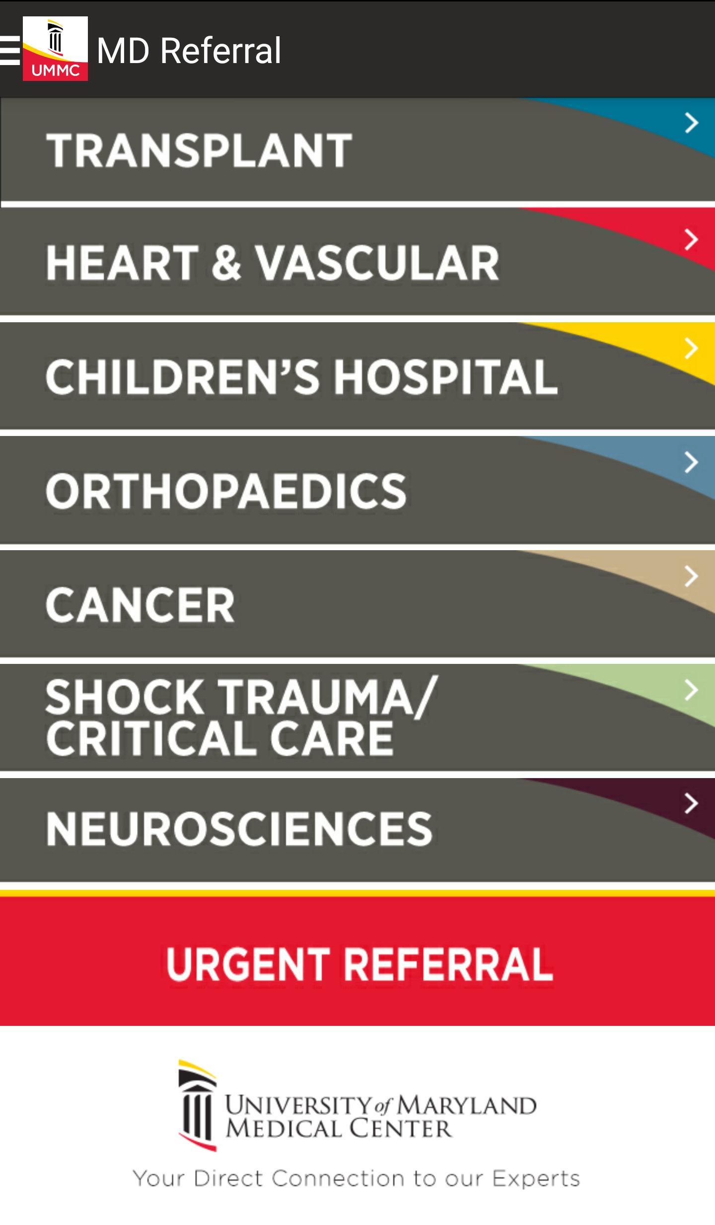 UMMC MD Referral