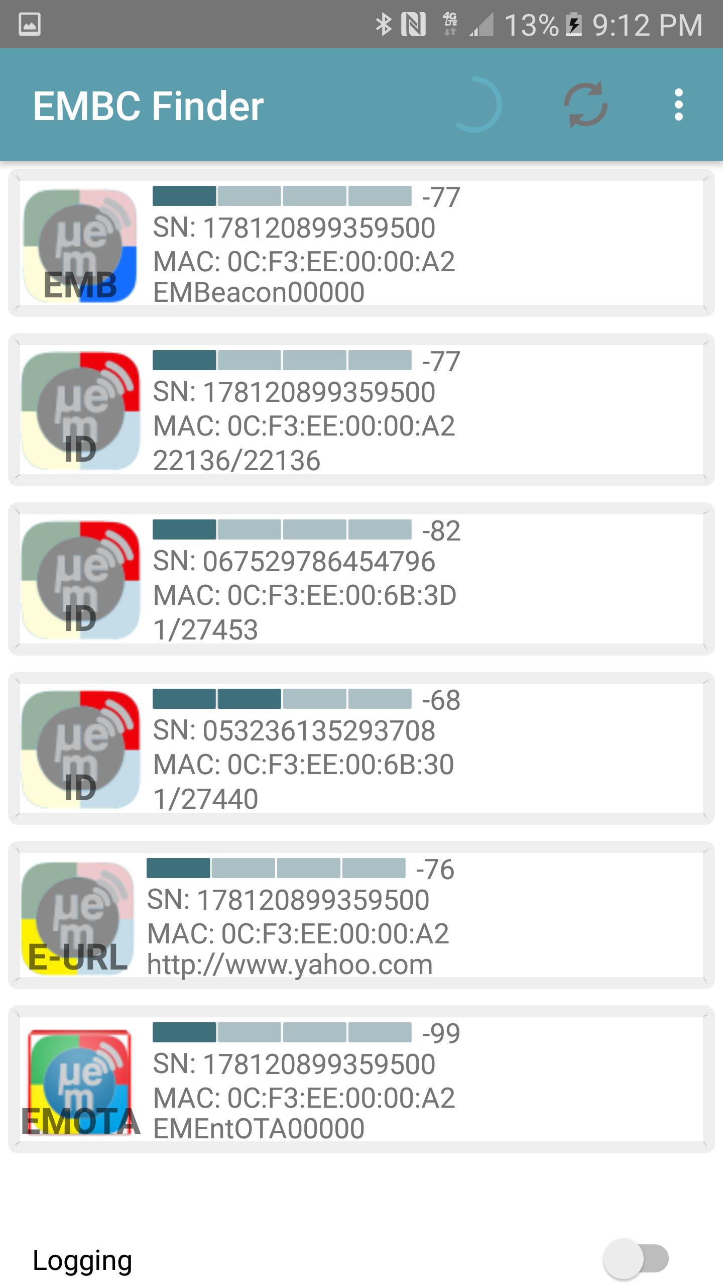 EMBC Finder