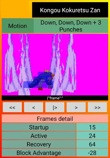 3rd Strike Frame Data