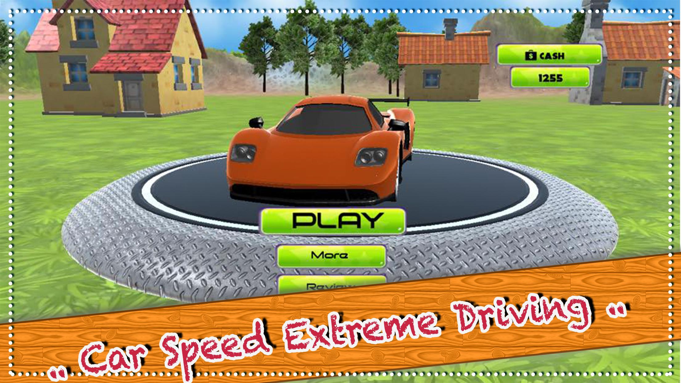Car Speed Extreme Driving