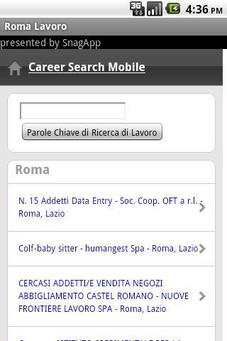 Lavoro a Roma