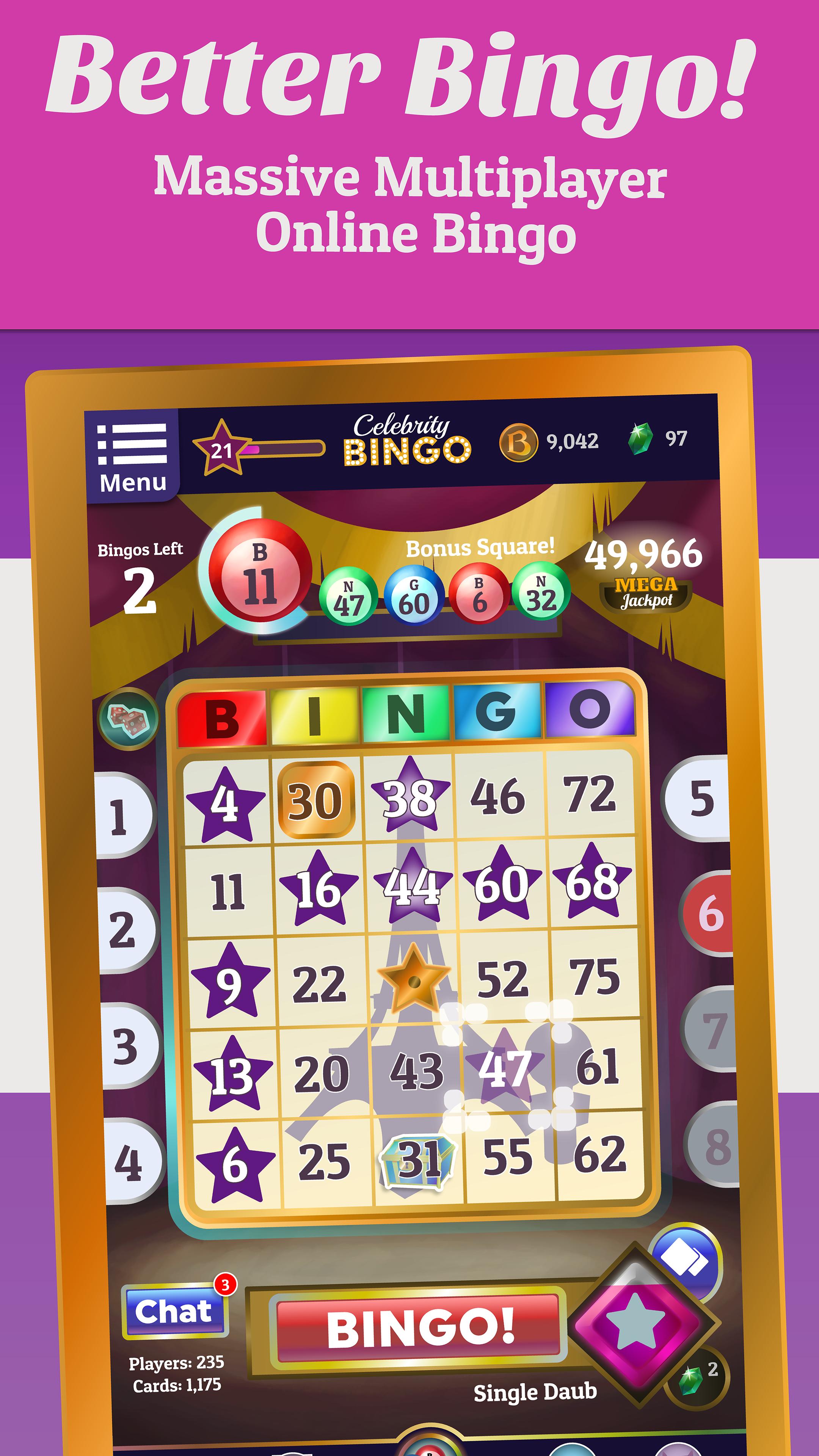 Celebrity Bingo - Offline Bingo Adventure